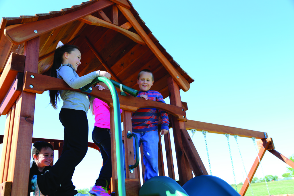 A Fireman's pole is a great backyard playset accessory for a Backyard Fun Factory playset.firemans pole, sliding pole, kids firemans pole, swing set pole, playset pole