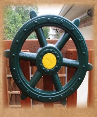 kids toy ships wheel swing set accessory for wooden swingsets