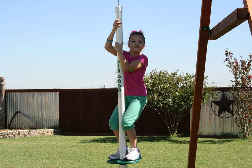 air pogo swingset accessory for your backyard swing set
