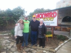 jeffcoat family, owners of backyard fun factory
