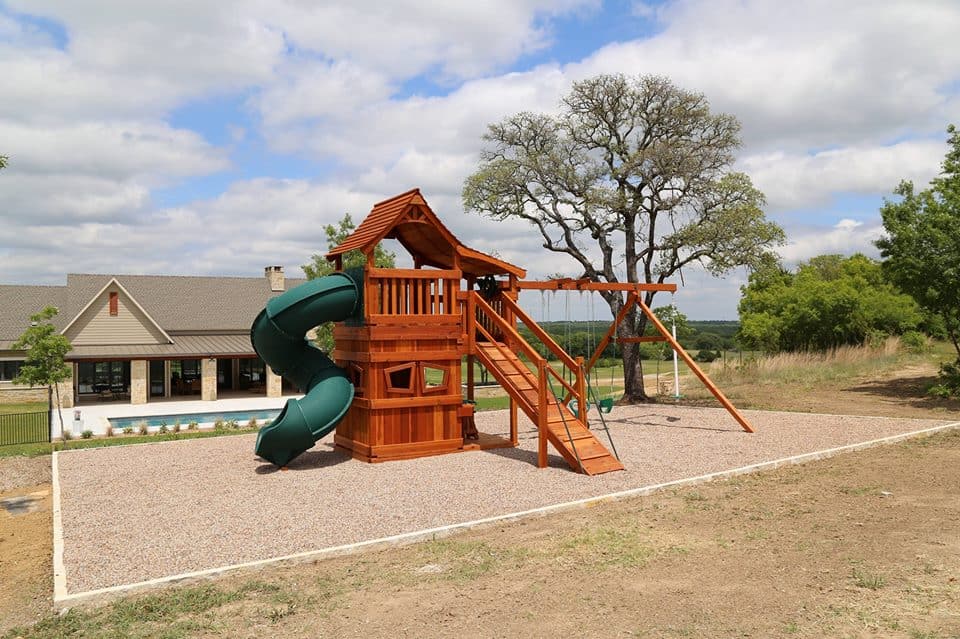 Bartonville, Texas, Mustang Playset with ramp and spiral slide
