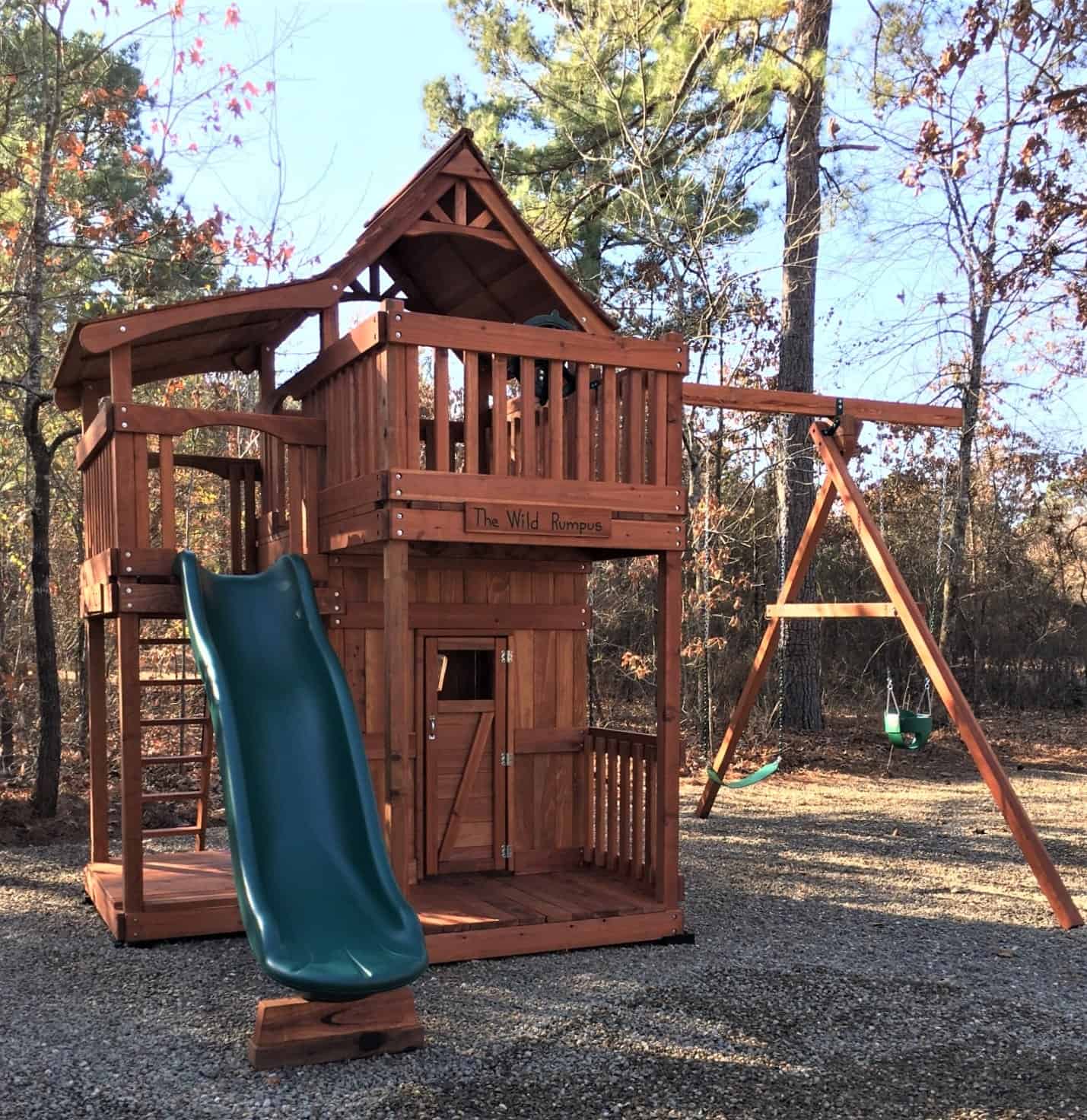 Joshua, Texas, Mustang Playset with Lower Cabin