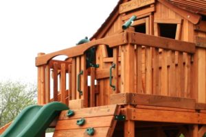 Fun deck playset addition - swing set component