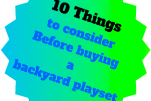 A Backyard Playset Buyer’s Guide