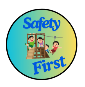 How to safely play on a backyard playset,
