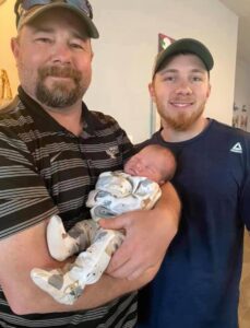 Jarrod Jeffcoat with his son Jones Jeffcoat and grandson Josiah Jeffcoat.
