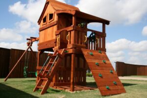 You can check out pictures of great playsets on the Backyard Fun Factory website online.