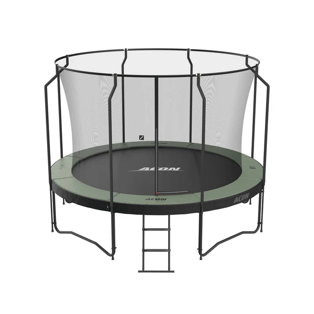 Acon air 12ft Trampoline with safety net enclosure and ladder