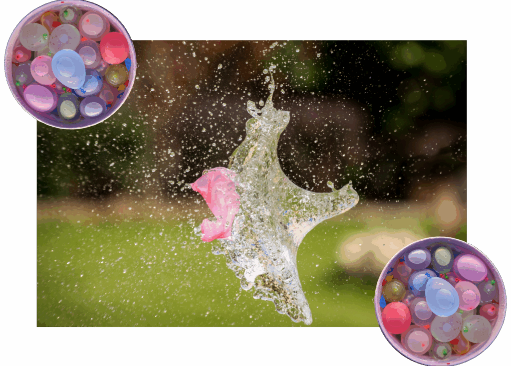 4th of July fun using water balloon games is a splash!