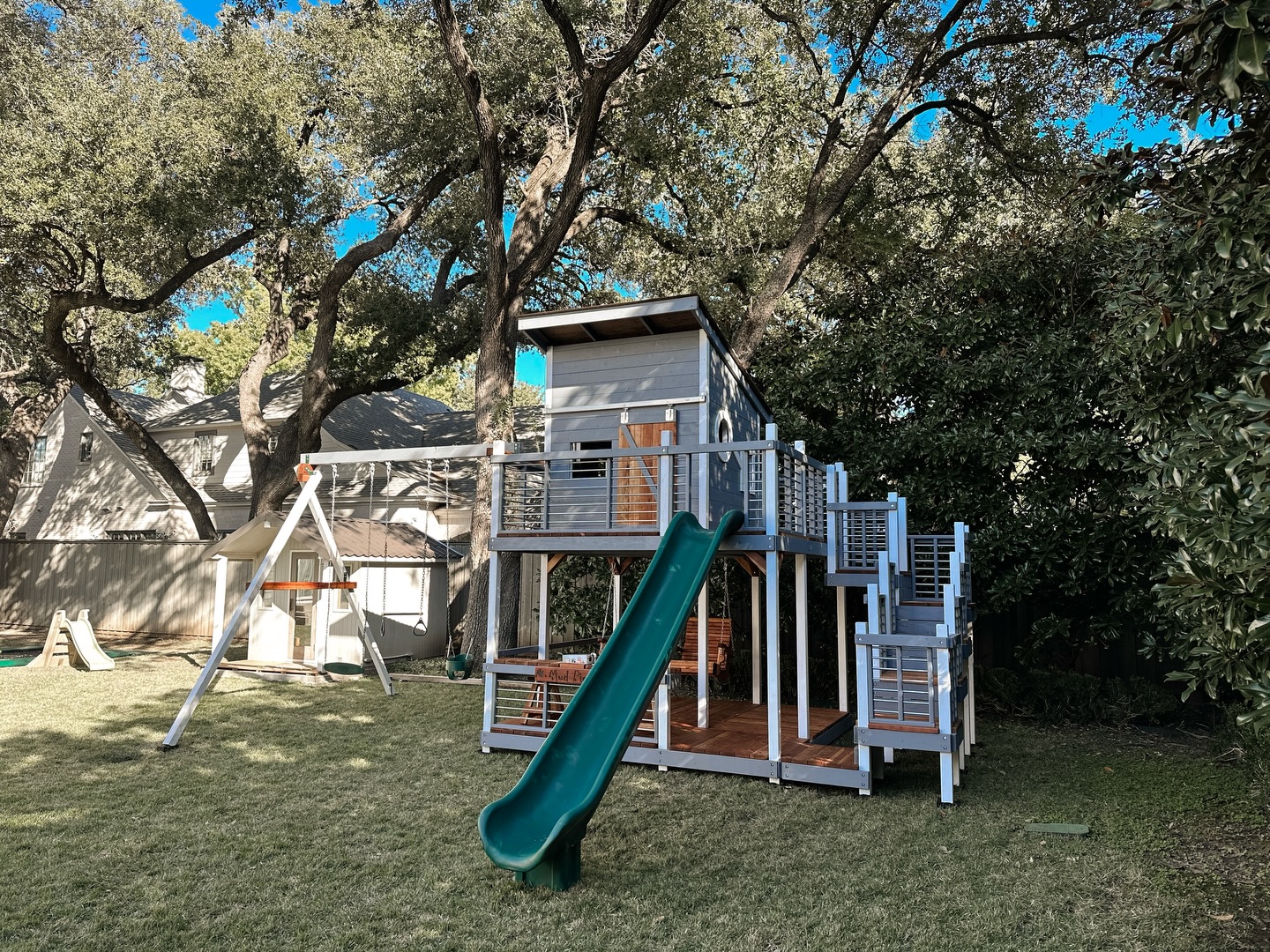 Modern Playset with Platform Steps