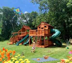 Outdoor play supports kids’ health in the Springtime.