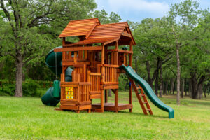 Fort Davis Tri-Level Playset with Toddler Trainer playset