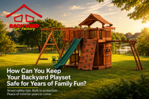Backyard playset safety, isn't hard, just takes a few rules to remember.