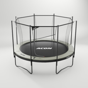 ACON Air 12' Trampoline with safety enclosure and ladder