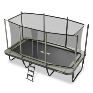ACON Air 13 HD Trampoline with safety enclosure and ladder