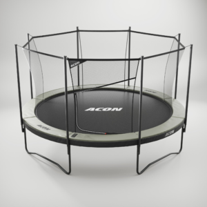 ACON Air 14 Trampoline with safety enclosure and ladder