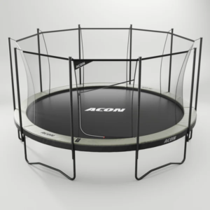 ACON Air 15 Trampoline with safety enclosure and ladder